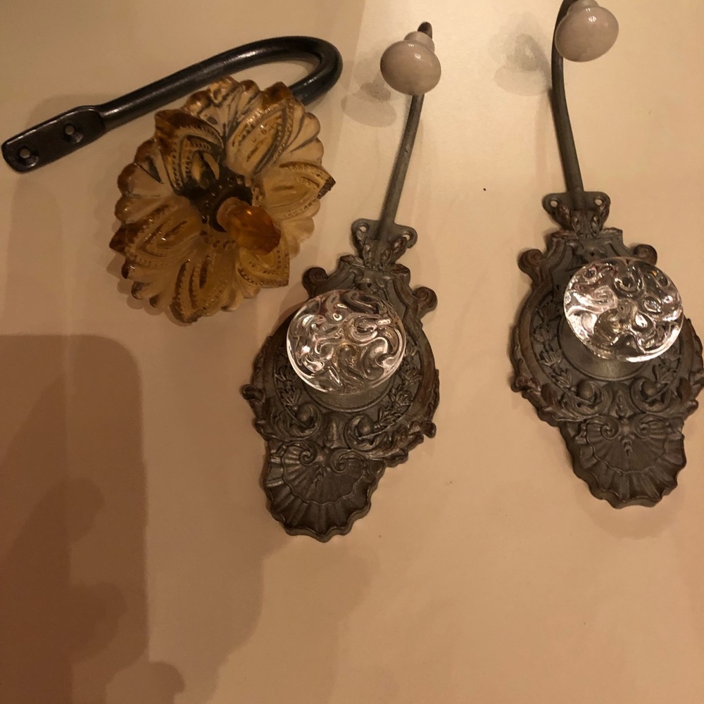 3 boho Anthropologie hooks